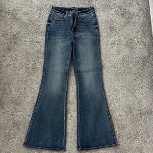 Judy Blue Dark Wash Flare Jeans, size 7/28
